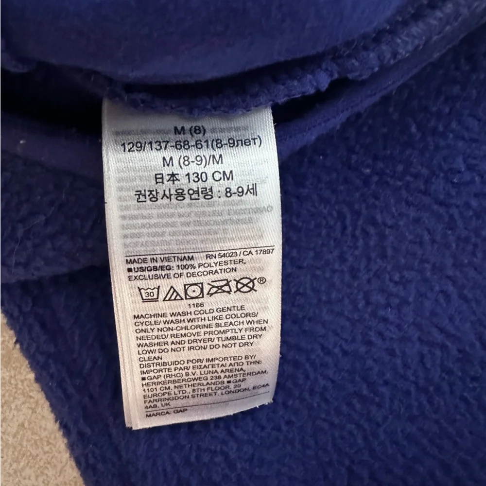 GAP Original Arctic Fleece in Rich Blue/Purple